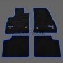 Alfombrillas a medida Fiat 500 L Edition Velour ribete azul